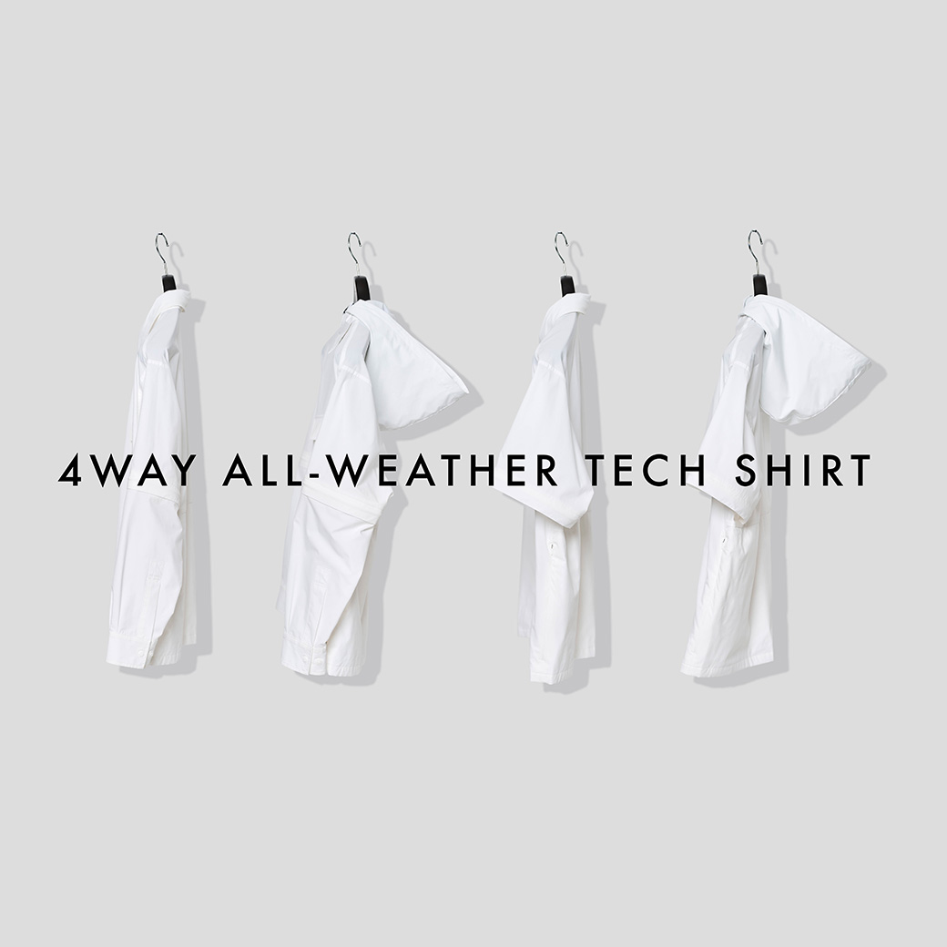 RE:LORE™ 4WAY ALL-WEATHER TECH SHIRT 着用イメージ